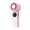 Pink, variant on Handheld Rechargeable Fan with Cooling for Outdoor Summer Use and Bedroom Desk Black