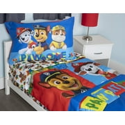 Paw Patrol 5-Piece Toddler Bedding Set & Blanket, Blue, Unisex