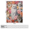 thumbnail image 4 of Nawypu  Cat Blanket,Cat Lover Gifts for Women,Kitty Blanket Gifts for Cat Lovers,Kitten Blanket Throw for Bedroom Sofa Couch Cat Gifts for Girls Cat Lover Gift Blanket, 4 of 6