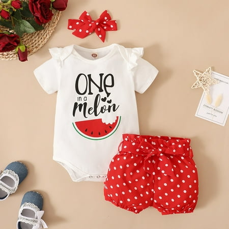 

Hunpta Baby Girl Clothes Outfits Cotton Letter Print Romper Casual 3PCS Set