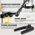 thumbnail image 6 of Zulay Kitchen Extra Tall Manual Citrus Juicer - Black, 6 of 8