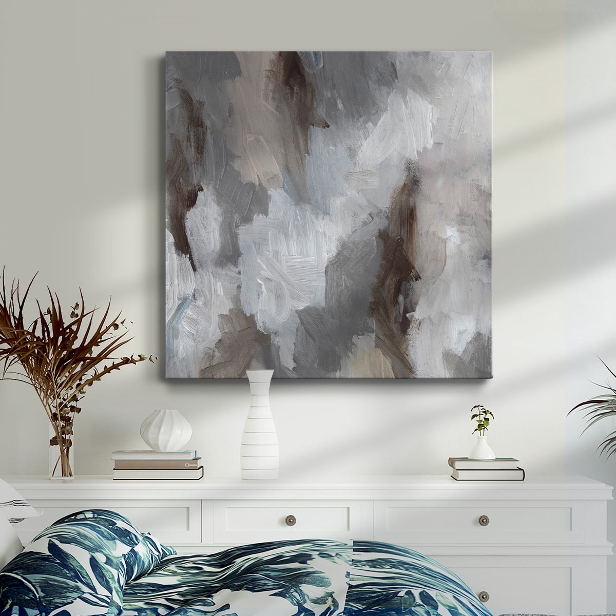 Wexford Home Cloudy Shapes II-Premium Gallery Wrapped Canvas, 16" x 16" - Ready to Hang