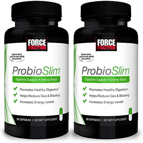 ProbioSlim Probiotic Supplement for Women and Men with Probiotics and Green Tea Extract, Reduce Gas