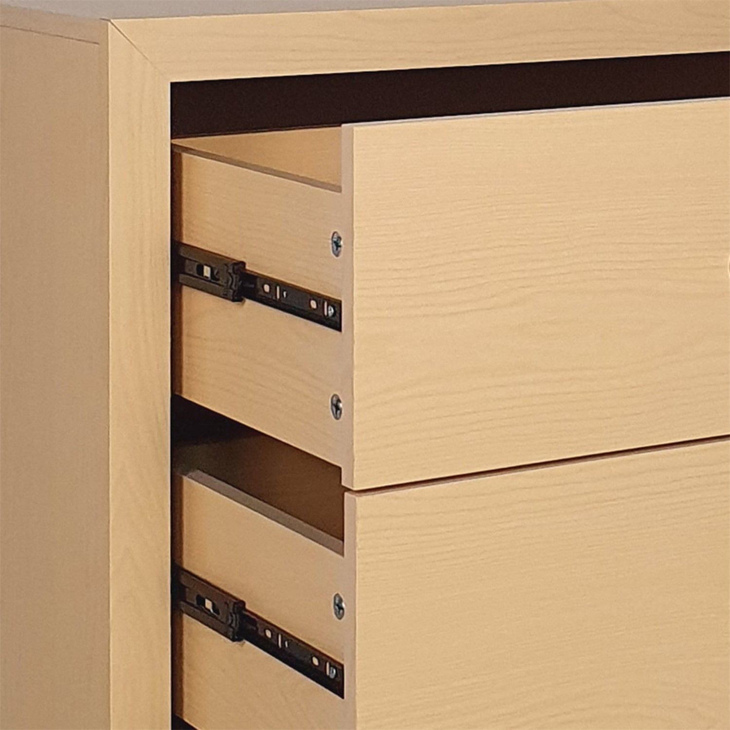 Kadyn 4 Drawer Dresser, Drawers Nightstand for Bedroom, Modern Dresser for Living Room, Natural and Black Kadyn 4 Drawer Dresser, Drawers Nightstand for Bedroom, Modern Dresser for Living Room, Natural and Black
