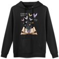 thumbnail image 1 of Sudadera con capucha unisex tendencia fantástica, estampado de libro mágico con aves y mariposas, cómoda y elegante para salidas informales, 1 of 5