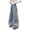 Blue, variant on KVPLBQFD Girls Wide Leg Cargo Jeans Kids Elastic Waist Denim Pants Tweens Distressed Casual Trousers Trendy Streetwear Grunge Emo Clothes