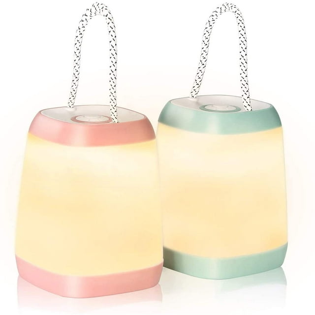 Lampe de Camping LED 2 Pack Lanterne de Tente LED Portable 3 Modes pour Camping Randonnée Pêche Lampe d'Urgence Alimentée par Batterie pour Extérieur et Intérieur