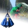 thumbnail image 6 of Kids Windproof Inverted Umbrella Cartoon Folding Hands Free Umbrella Style C, 6 of 8