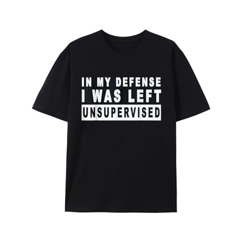 Greenink in My Defense, I was Left Unsupervised Short Sleeve T-Shirt