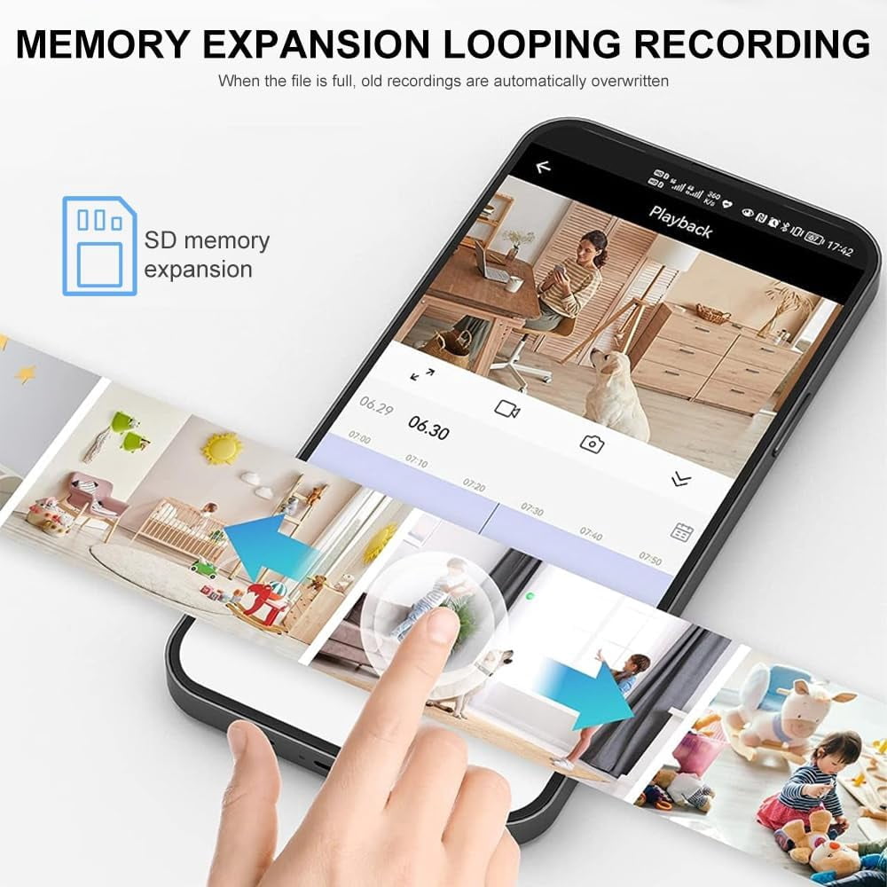 Mini Hidden Cameras,1080P HD WiFi Security Camera for Baby Pet Nanny Surveillance, Spy Cam for Home Indoor Outdoor Monitoring Remote Viewing with APP(Video Only) (1)