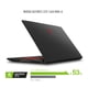 image 4 of MSI GF75 THIN 9SC-027 17.3 Gaming Laptop Intel Core i7-9750H; Nvidia GeForce GTX1650 16GB DDR4 512GB NVMe SSD Win10