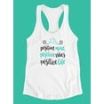 thumbnail image 3 of Positive Mind, Vibes, And Life Tank Women -Image by Shutterstock, Female XX-Large, 3 of 4
