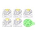 thumbnail image 1 of Pack of 5 Reusable Clear Storage Bags for Cereal, Rice, Flour, Nuts, 2 kg, 1 of 4