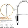 thumbnail image 3 of Senlesen Chrome Kitchen Faucet Swivel Sink Pull Down Sprayer Mixer Tap, 3 of 18