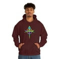 thumbnail image 4 of Multi-Color Cross Hoodie, 4 of 9