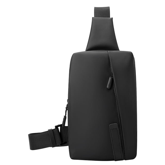Waterproof Crossbody Bag, Business Travel Bag, Durable Polyester Material, Adjustable Shoulder Strap, For Men, Commuting/Office Use, Anti-Theft Features, Urban Style, Large Capacity, Everyda