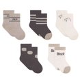 thumbnail image 1 of Laklulu Un conjunto de calcetines de bebé de color gris oscuro, calcetines de algodón sueltos y transpirables de otoño, 1 of 5