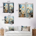 thumbnail image 4 of Designart "Blossoming White Daisy under Teal Blue Sky II" Flowers Framed Wall Art Set Of 2 - Traditional White Framed Wall Art Set Of 2, 4 of 6