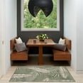 thumbnail image 6 of Pemberly Row Contemporary Home 2'x4' Fabric Green Ivory Area Rug, 6 of 6