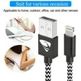 iPhone Charger Cable, Aioneus 3FT Lightning Cable Nylon Braided Data