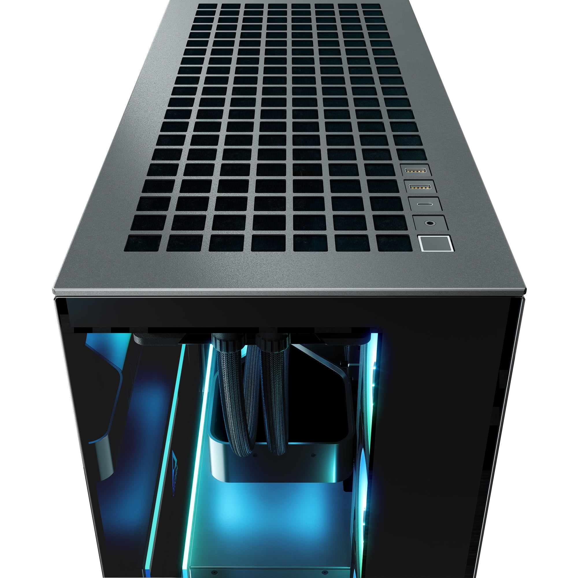 Arctic ACPCC00018A Xtender PC Case-Mid Tower-Tempered Glass Panel-Included A-RGB Fans - Mirror Black