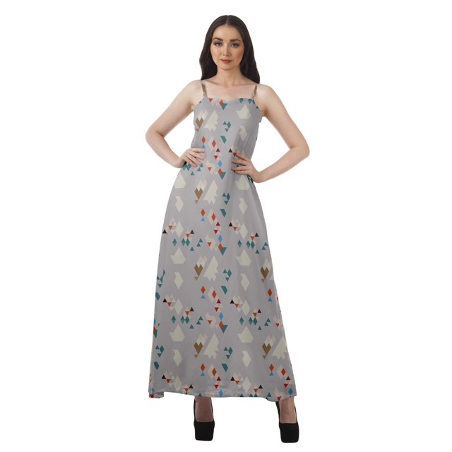 Moomaya Robes de Cocktail Sans Manches pour Femmes Robe Imprimée en Rayonne Grande Taille