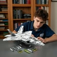 thumbnail image 6 of F-22 Fighter Jet Building Sets for Adults, Military Raptor Fighter Display Model 33020, Technical Military Plane Collectible Set, 6 of 7