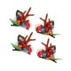 thumbnail image 5 of Pinzas para el cabello navideñas 2 pares de colores brillantes horquillas navideñas con astas de reno lindas cómodas y elegantes para fiesta ANGGREK  Otros, 5 of 8