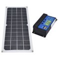 thumbnail image 1 of Kit de Sistema de Panel Solar ANGGREK Cargador Solar Monocristalino 10W, 1 of 8