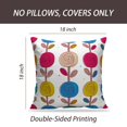 thumbnail image 2 of LALILO Throw Pillow Covers Lovely Flowers Art Beautiful Beauty Cushion Cover 18" x 18", 1910 Pack, 2 of 6