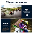 thumbnail image 2 of V6 PRO 1200M Intercomunicador Bluetooth para Casco de Motocicleta para 6 Conductores BT Interfono Inalámbrico Impermeable MP3, 2 of 9