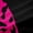Hot Pink 02, variant on Homewish Leopard Cheetah Print Black Out Curtains for Kids, Zebra Stripes Curtains Pack of 2 (42x63 Each), Black Pink Abstract Bedroom Curtains, Curtains and Drapes Bedroom Decor