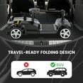 thumbnail image 6 of 15 Miles 4-Wheel Mobility Scooter for Adults & Seniors, 350W Powered Electric Wheelchair Device, Foldable & Portable Design with Removable Basket,300LBS Capacity,Compact & Portable for Elderly, 6 of 9