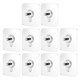 thumbnail image 2 of Pegatinas De Tornillo 10 Uds. Pegatinas de tornillo gancho de clavos sin perforaciones transparente para marco de fotos de casa (C) Ndcxsfigh Libre de BPA, 2 of 5
