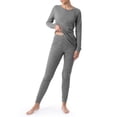 thumbnail image 6 of Fruit of the Loom Women's and Women's Plus Eversoft Waffle Top and Bottom Thermal Set, 6 of 17