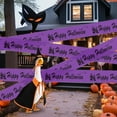 thumbnail image 6 of halloween decor Halloween quarantine warning tape scene decoration props Halloween Europe and Skeleton Ghost decoration warning strips, 6 of 6