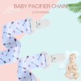 thumbnail image 6 of XIRQI 6Pcs Pacifier Clip,Polyester Pacifier Holder,8.5" Pacifier Clips Baby Girl,Color Mixxing1, 6 of 8