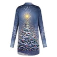 thumbnail image 3 of Veste Légère pour Femmes Cardigan à Manches Longues Cardigan de Noël Pulls Veste Grande Taille, 3 of 5