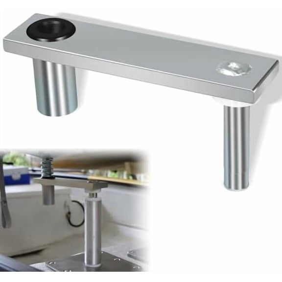 7062-3 Marine Boat Seat Mount Zinc-Plated Steel 6-Inch Swivel Offset 360° Rotation$$Watercraft