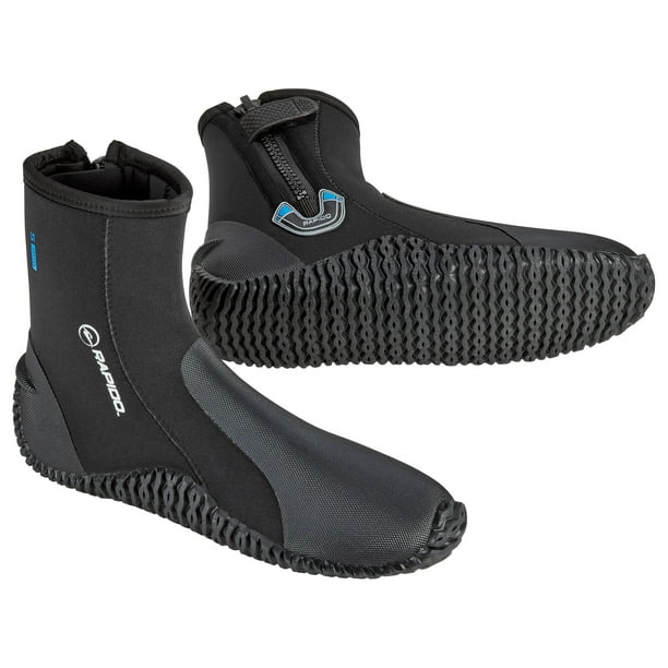 Rapido Boutique Collection Wise 5mm Neoprene Wetsuit Zipper Dive Boot ...
