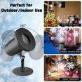 thumbnail image 6 of Morttic Christmas Moving Snowflake Projector Lights LED Spotlights Waterproof Landscape Lights for New Year Holiday Halloween Party Decoration Gifts, 6 of 8
