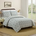 thumbnail image 2 of Spartina 449 Hamilton 3-Piece Reversible Cotton Quilt Set, Cream/Blue, King, 2 of 7