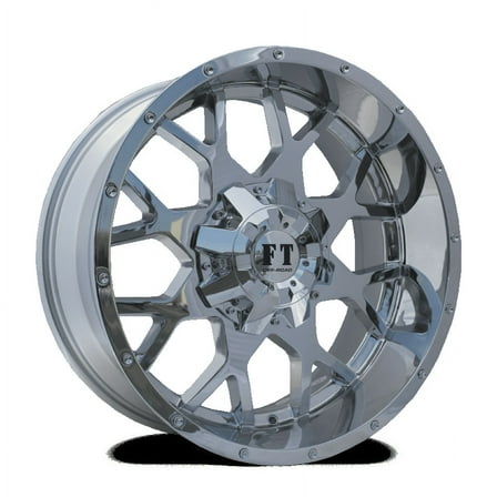 18X9 8-170 Off Road FT#0151 Chrome Wheel -12/125.7