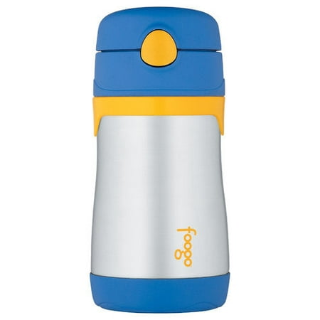 Thermos Foogo 11-Ounce Hard Spout Sippy Cup (Blue & (Best Cups For Weaning Off Bottle)
