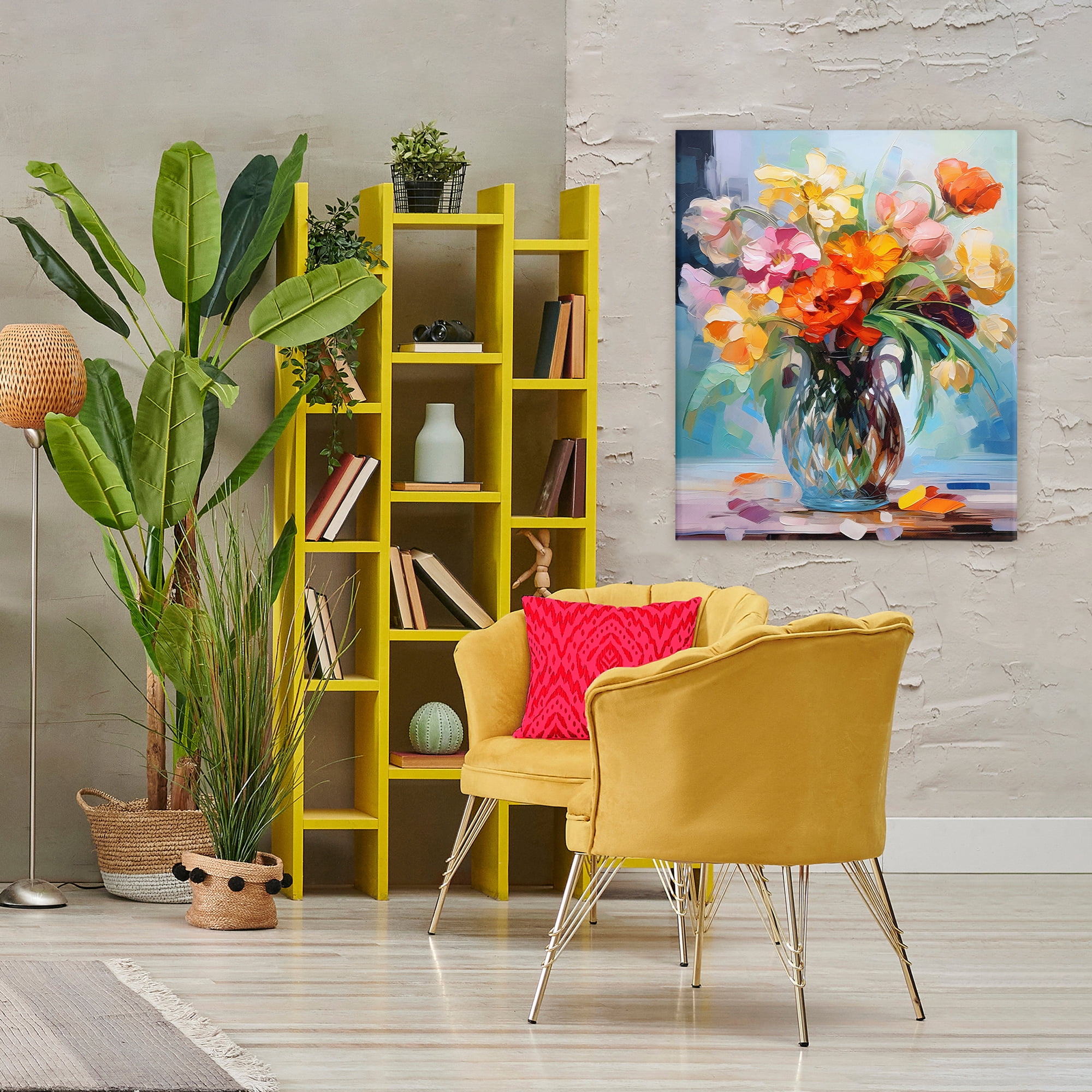 Stupell Industries Dreamy Bouquet of Vibrant Blooms Canvas Wall Art, design by Creative Studio