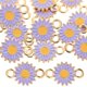thumbnail image 2 of 20pcs Jewellery Making Links Pendants Sunflower Shape Connector Jewelry Pendants, 2 of 4