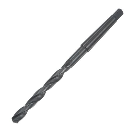 

Uxcell 10.1mm Twist Drill Bit with MT1 Morse Taper Shank 90mm Flute Length High-speed Steel Black Oxide