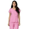 Adar Universal Scrubs For Women - Curved Glamour Scrub Top