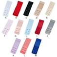 thumbnail image 3 of braveheart Extension Strap Bra Extender Breathable Buckle 2 Hooks Intimate Women Stretchy Adjustable Replacement 3 Rows Underwear deep flesh, 3 of 8