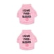 thumbnail image 1 of Ropa Camisa Chaleco Greeniant Disfraces de moda perro Bulldog Rosa XL, 1 of 6